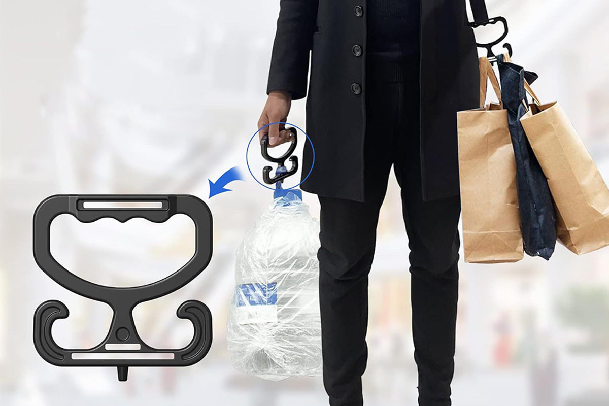 2PCS Grocery Bag Carrier Handles Plastic Bag Holder For Shopping Buckets