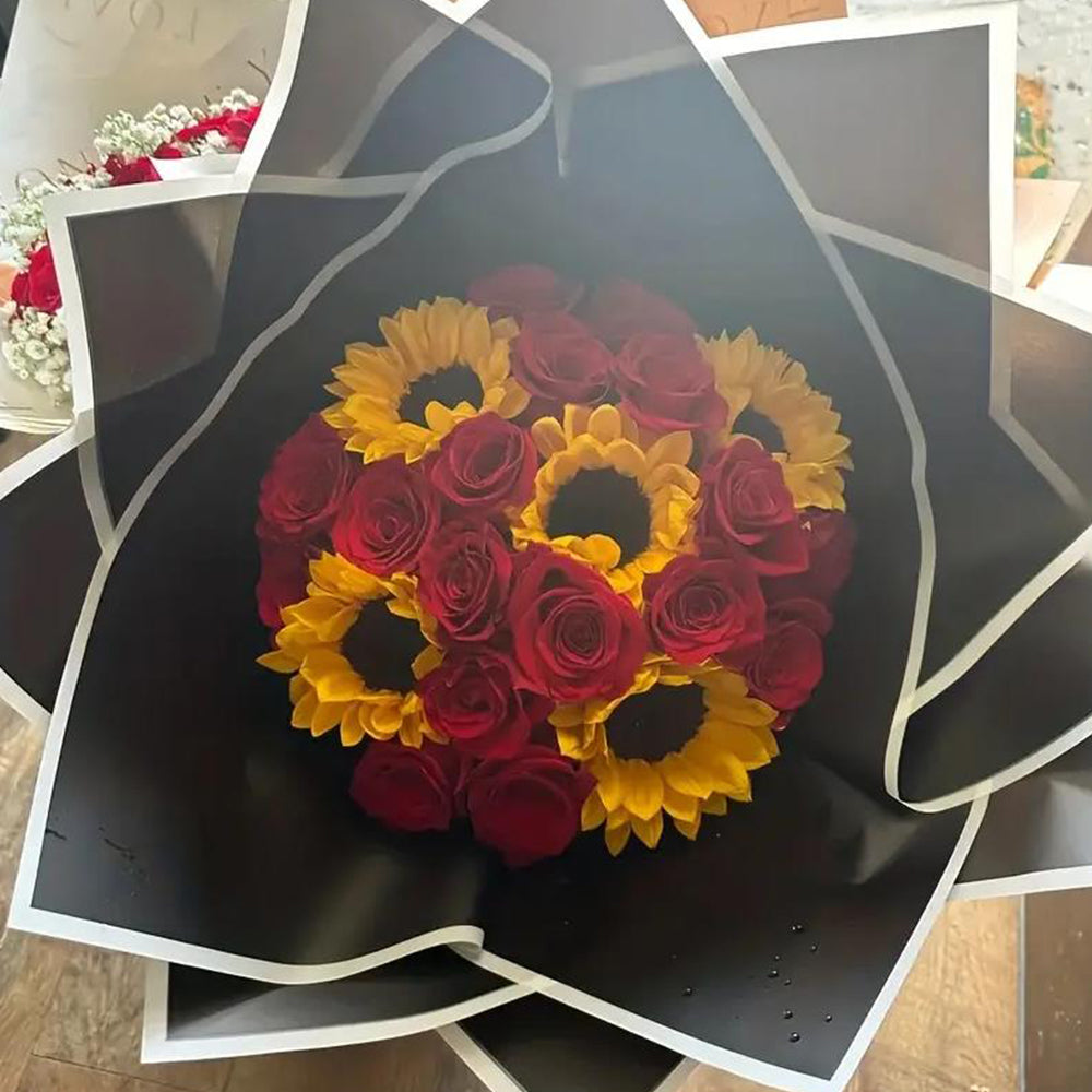 20Pcs Water-resistant Flower Wrapping Paper