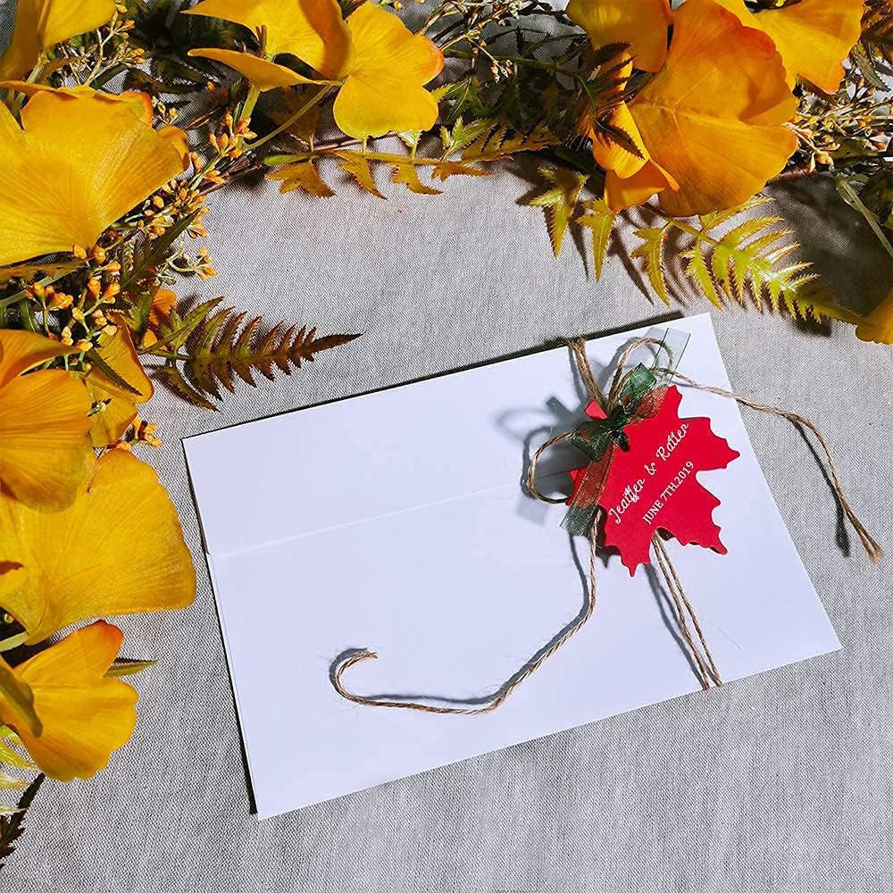 50 Pack Thick Kraft Paper Self Adhesive Envelopes for Cards Photos