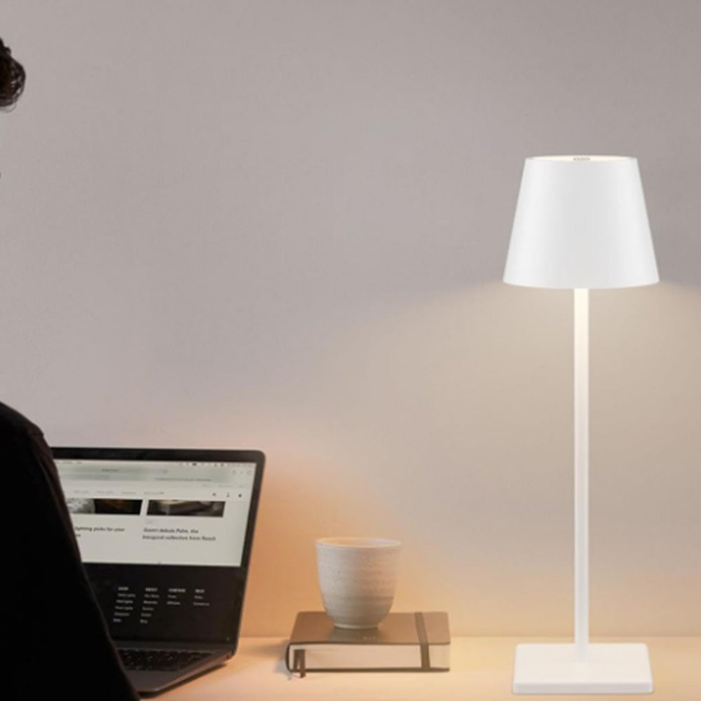 Rechargeable Table Lamp 3 Color Cordless LED Table Lamp Touch Desk Lamp