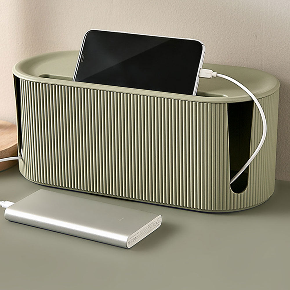 Cable Storage Box Wire Management Case Power Plug Socket Organizer Box