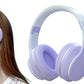 Foldable Wireless Headphones Over Ear Bluetooth Headset with Mic