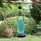 Stained Glass Hummingbird Feeder Wide Mouth Garden Decor