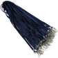 50 Flat Polyester ID Badge Lanyards with 360 Degree Swivel Hooks