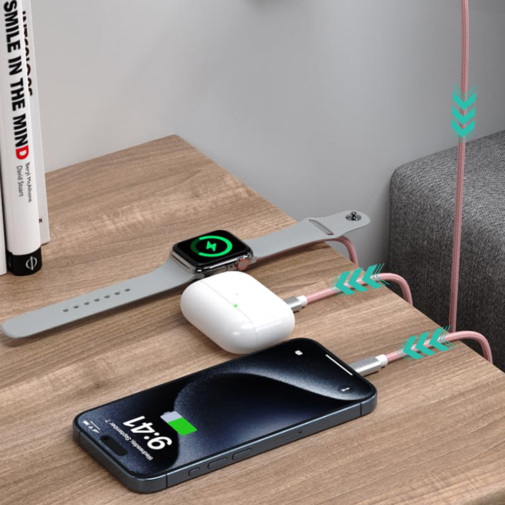 3 in 2 Watch Wireless Charger for iPhone Apple Watch Multiple Devices