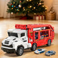 Large Dual Track Transporter Truck Toy Set with 6 Alloy Racing Cars