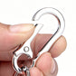 4 Pcs Metal Keychain Key Ring Clip Holder for Home Car Keys and Bags