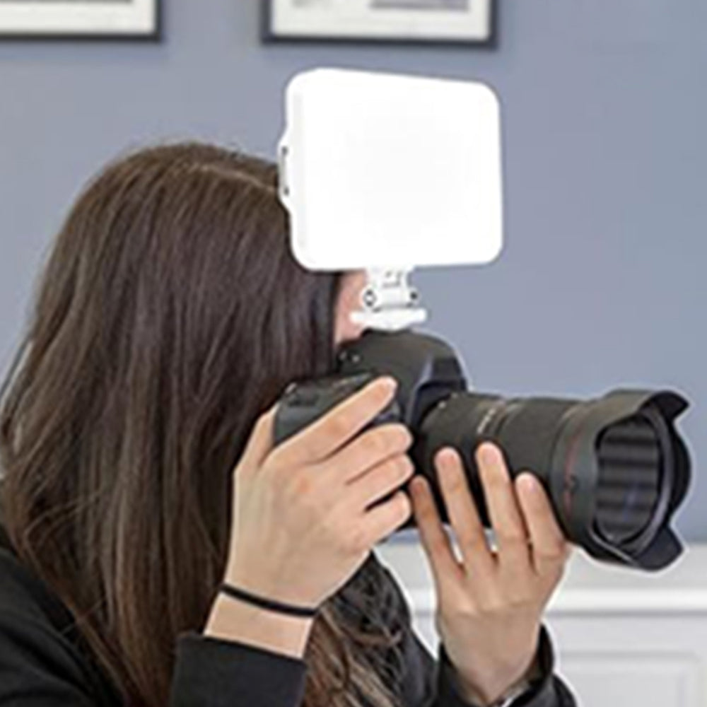 LED Portable Selfie Light with Clip and Hot Shoe Mount