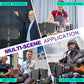 2.4G Wireless Lavalier Microphone Mic For Android iPhone iPad