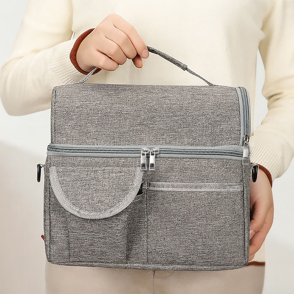 Insulated Lunch Bag Cooler Tote Bag with Shoulder Strap