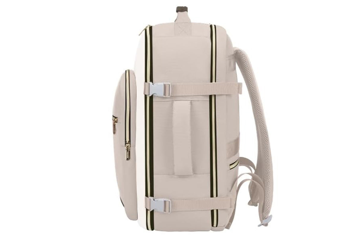 40L Travel Backpack for Men and Women Waterproof Carry On Bag with 3 Storage Pouches