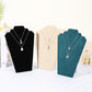 2Pcs Foldable Flannel Necklace Jewelry Bust Display Stands