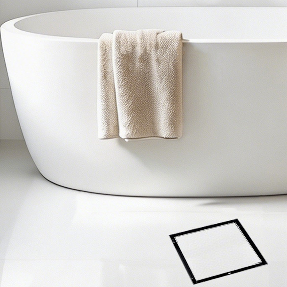 Square Shower Drain with Filter Detachable Stainless Steel Floor Drain for Bathroom Balcony
