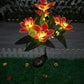 2Pcs 7 Head Solar Orchid Lamp