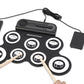 Electric Drum Set Kids Drum Pad and Sticks Portable Roll Up Drums Practice Pad