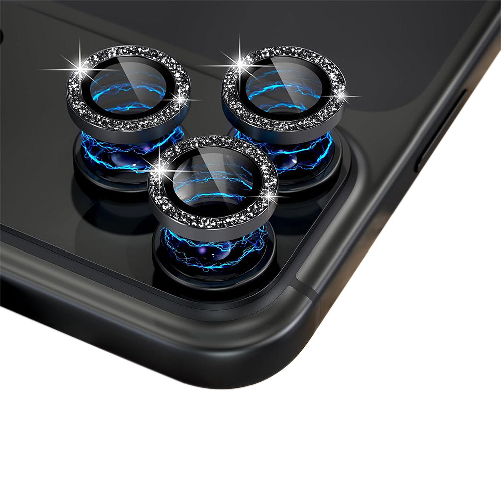 Glitter Camera Lens Film Multi Color Available for Smartphone-Black