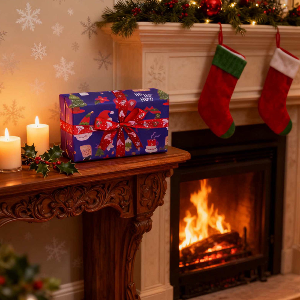 Christmas Wrapping Paper for Gift Wrap Party Decor and DIY Crafts