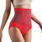 High Waist Shapewear Panty Seamless Postpartum Underwear-Red
