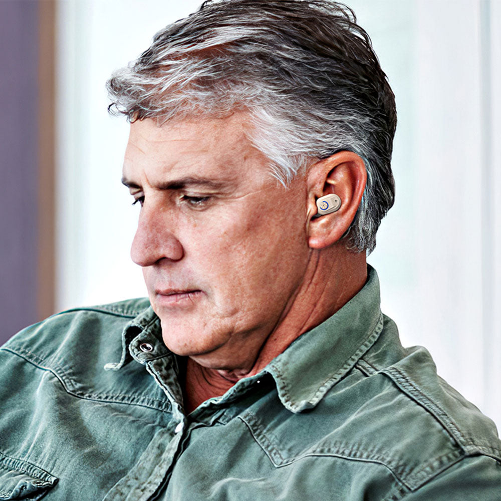 1 Pair Invisible Digital Hearing Aids Rechargeable Mini Sound Enhancer Amplifier