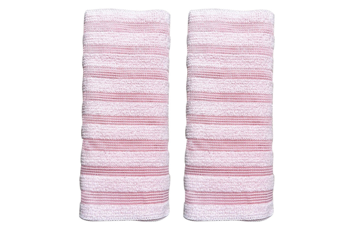 4Pcs Adult Exfoliating Washcloth Ultra-Long Back Scrubber for Shower Bath-Black