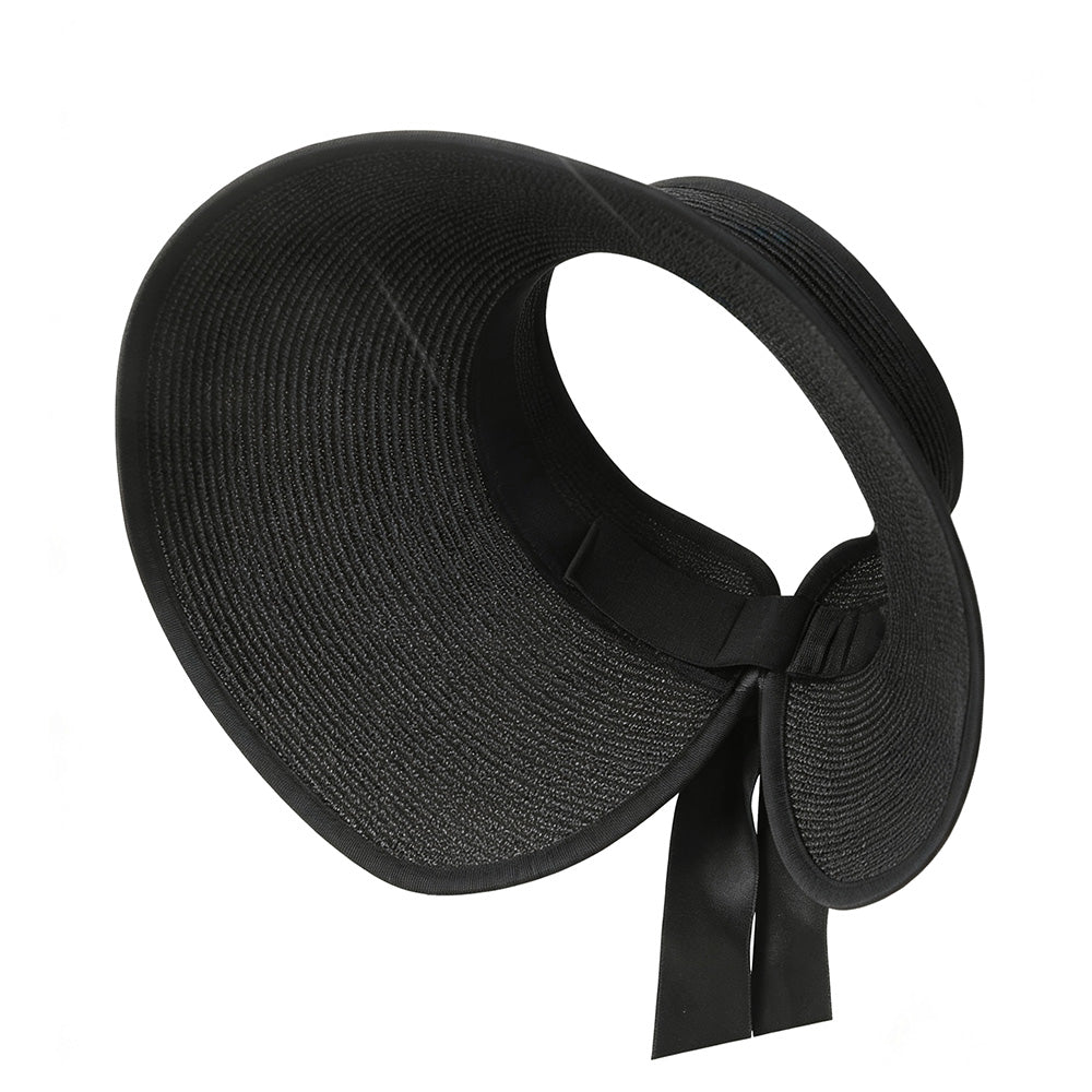 Foldable Adjustable Wide Brim Open Top Outdoor Sun Visor Hat
