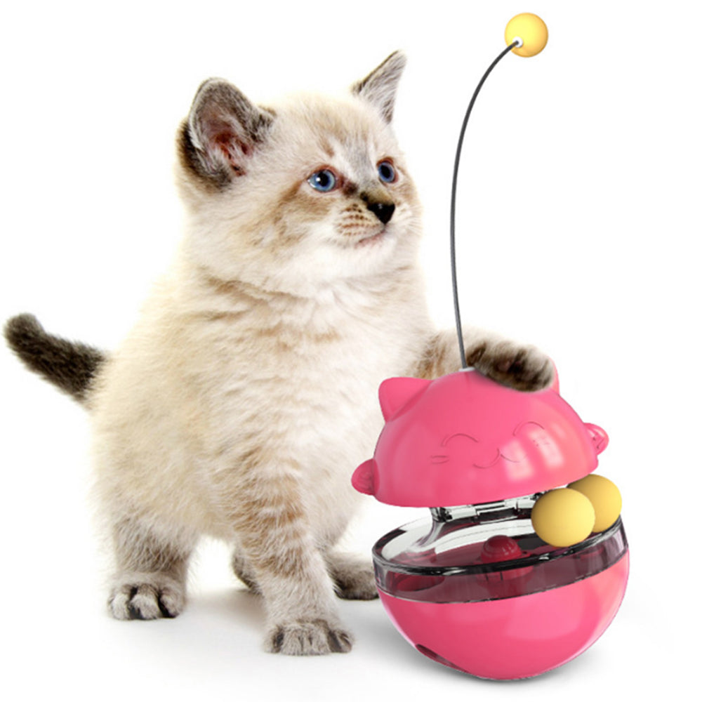 Cat Treat Ball Tumbler Interactive Toy