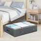 90L Under Bed Quilts and Clothing Storage Bag with Clear Window