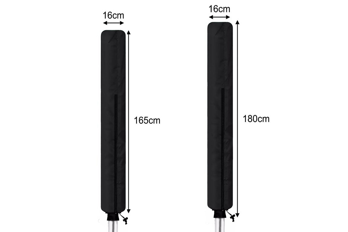 Waterproof Rotary Airer Cover Clotheslines Cover with Zipper Clothes Dryer Shield