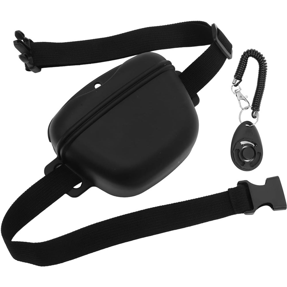 Dog Treat Pouch With Training Clicker Pet Silicone Training Treat Bag Pouch