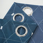 Blackout Curtain Gradient Color Curtains for Bedroom Living Room-Dark Blue