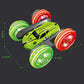 2.4 GHZ 4WD Double Sided RC Stunt Car 360 Degree Rotating Remote Control Crawler with Headlights