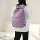 Backpack Solid Teenage Girls School Shoulder Bag Nylon