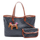 Women's Goyard Inspired Tote Bag with Wallet