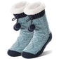 Womens Slipper Fuzzy Grips Socks Fluffy Winter Warm Thick Thermal Cozy Plush Non Slip Cabin Soft Fleece Socks