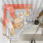 2 Tier Corner Bathroom Counter Makeup Storage Rack