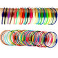 50Pcs Wire Keychain Cable Key Rings Color Stainless Steel Ropes