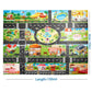 Floor Play Mat Rug Traffic Road Signs Car Track City Carpet Toy with 10 Trees