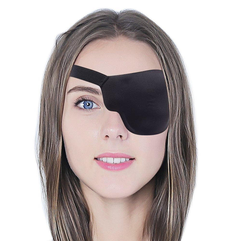 3D Single Eye Cover Adjustable Amblyopia Eye Masks-Left Eye