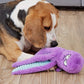 Interactive Plush Squeaky Dog Toy with Crinkle Tentacles for Medium & Large Dogs