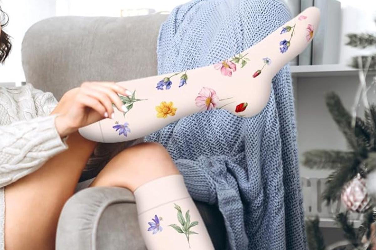 6 Pairs High Stretch Long Socks for Sports Casual Wear for Women - Style 1