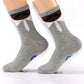 2Pairs Father's Day Funny Socks for Dad-Grey and Black