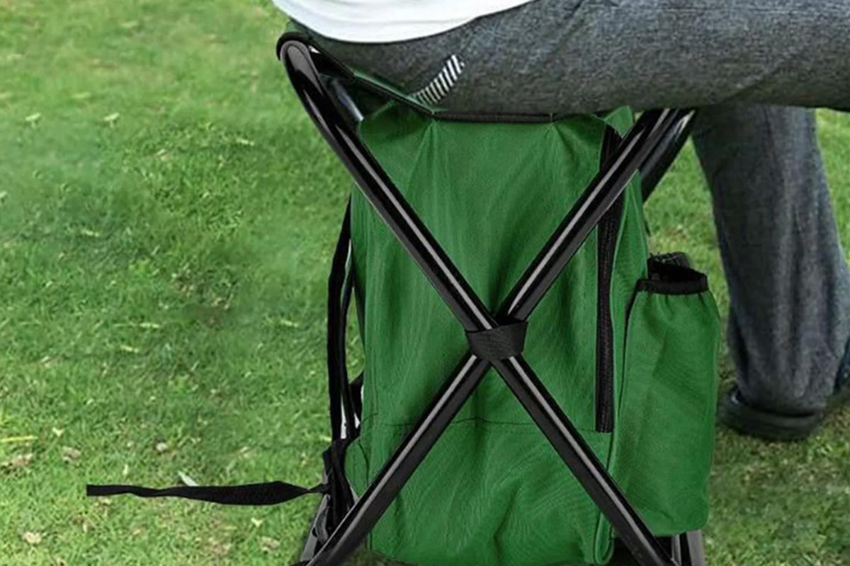 Portable Cooler Stool Multi-Function Folding Fishing Chair