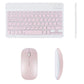 Ultra Slim Portable Wireless Bluetooth Keyboard Mouse Combo for Tablet Laptop