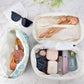 3Pcs Set Floral Cotton Cosmetic Bag