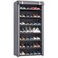 8-Layer Portable Shoe Storage Rack Cabinet