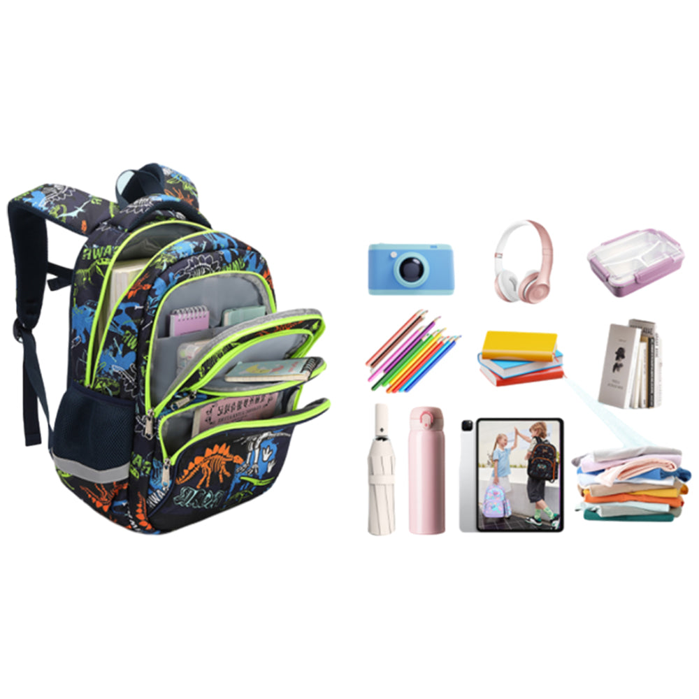 Kids Backpack Set with a Pencil Case and Insulate Lunch Bag