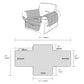 Water Resistant Non-Slip Split Recliner Couch Cover Sofa Chair Slipcovers