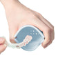 2Pcs 2 in 1 Portable Silicone Denture Retainer Storage Case