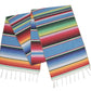 Mexican Serape Table Runner with Tassels for Party Wedding Outdoor Picnic Decoration