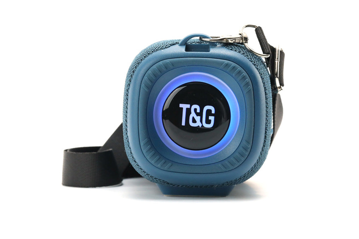 Portable Bluetooth Speaker, Portable Speaker, Bluetooth Speakers Wireless, LED Light Speaker Speakers Wireless Speaker with TF AUX FM for Shower Pool Party